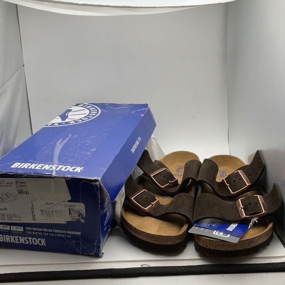 Birkenstock Arizona Mocha size 6-6.5, Size 37. ⭐️New with box🔥 - Picture 8 of 9